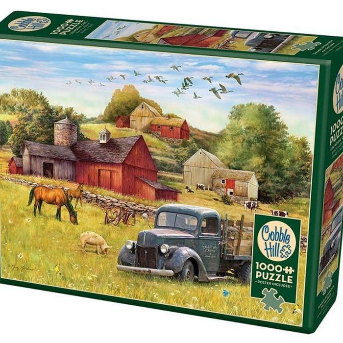 Cobble Hill - Summer Afternoon On The Farm (1000-Piece Puzzle) - Limolin 