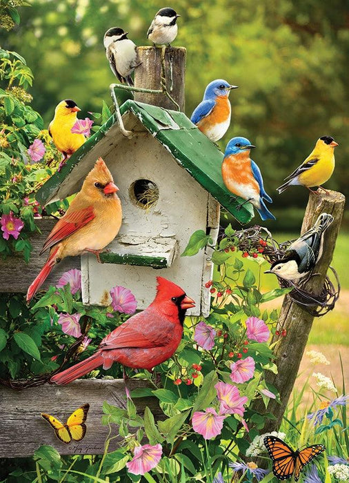 Cobble Hill - Summer Birdhouse (1000-Piece Puzzle) - Limolin 