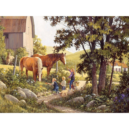 Cobble Hill - Summer Horses (1000-Piece Puzzle) - Limolin 