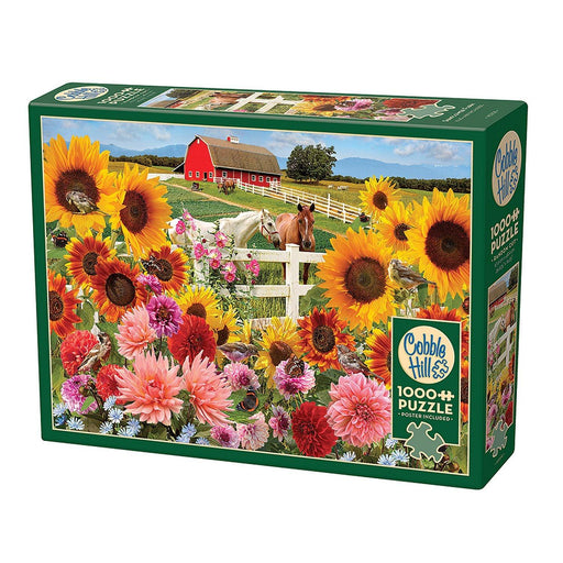 Cobble Hill - Sunflower Farm (1000-Piece Puzzle) - Limolin 