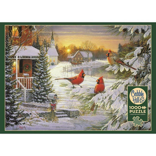 Cobble Hill - Sunset Cardinals (1000-Piece Puzzle) - Limolin 