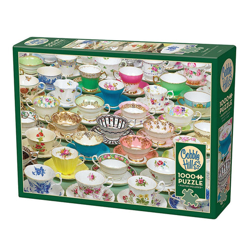 Cobble Hill - Teacups (1000-Piece Puzzle) - Limolin 