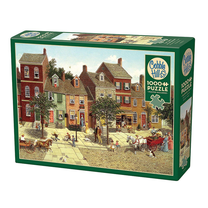 Cobble Hill - The Curvein The Square (1000-Piece Puzzle) - Limolin 