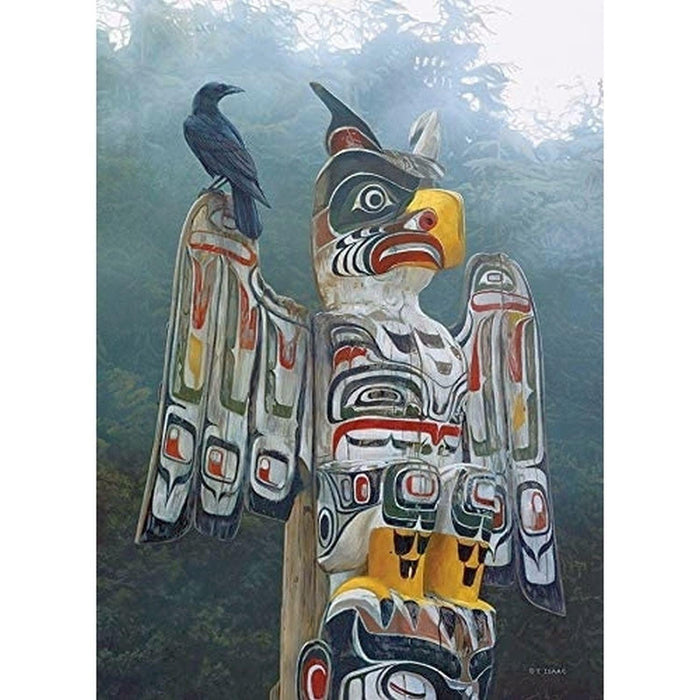 Cobble Hill - Totem Polein The Mist (1000-Piece Puzzle) - Limolin 