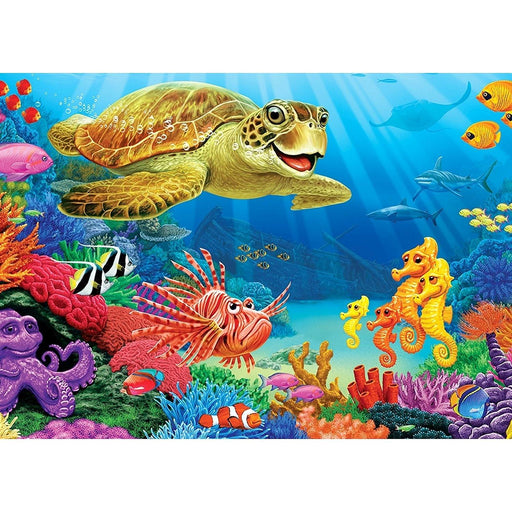 Cobble Hill - Undersea Turtle (Puzzle Tray) - Limolin 