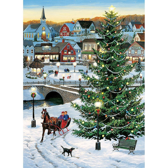 Cobble Hill - Village Tree (500-Piece Puzzle) - Limolin 