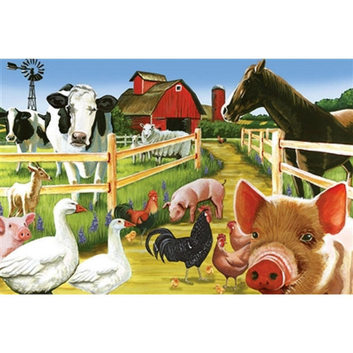 Cobble Hill - Welcome To The Farm (350-Piece Puzzle) - Limolin 