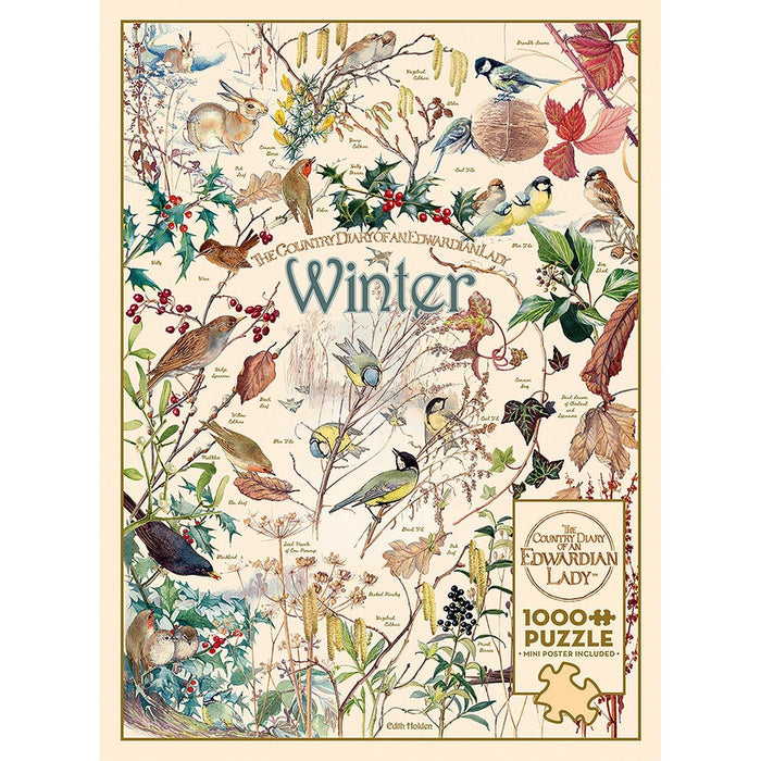 Cobble Hill - Winter (1000-Piece Puzzle) - Limolin 