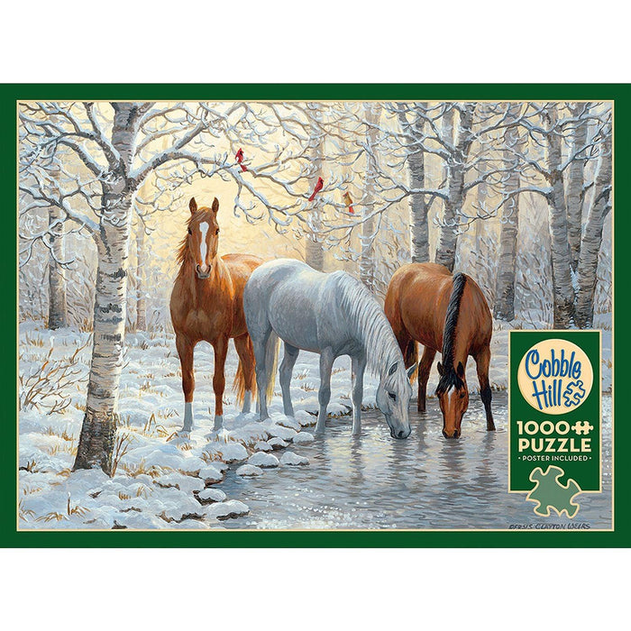 Cobble Hill - Winter Trio (1000-Piece Puzzle) - Limolin 