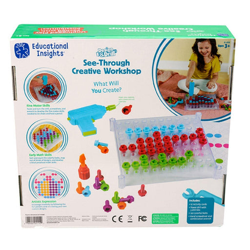 Educational Insights - Design & Drill See - Thru Activ.Centr - Limolin 