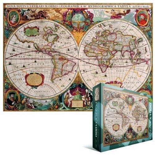 Eurographics - Antique World Map - Orbis Geographica (1000-Piece Puzzle) - Limolin 