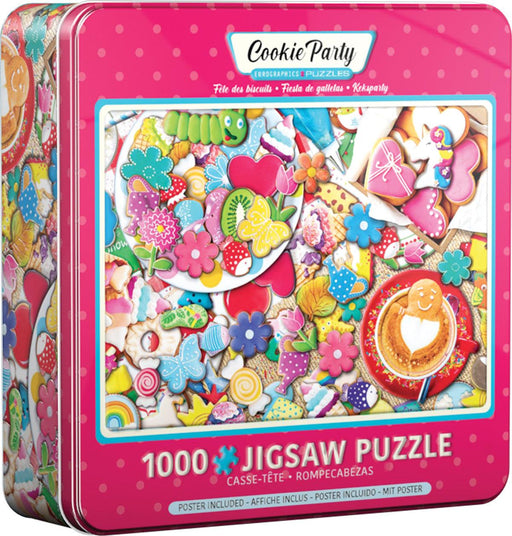 Eurographics - Cookie Party - Tin (1000-Piece Puzzle) - Limolin 