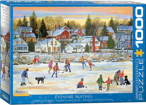 Eurographics - Evening Skating By Patricia Bourque (1000-Piece Puzzle) - Limolin 