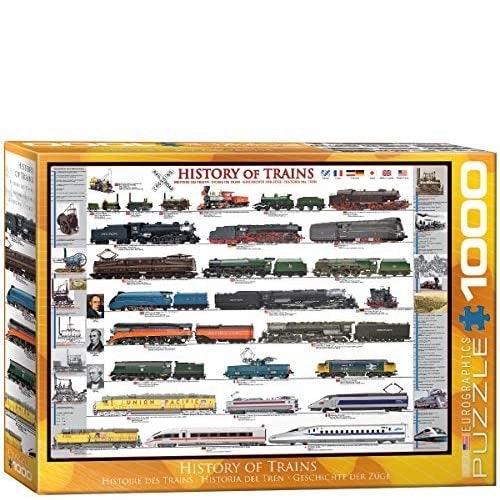 Eurographics - History Of Trains (1000-Piece Puzzle) - Limolin 