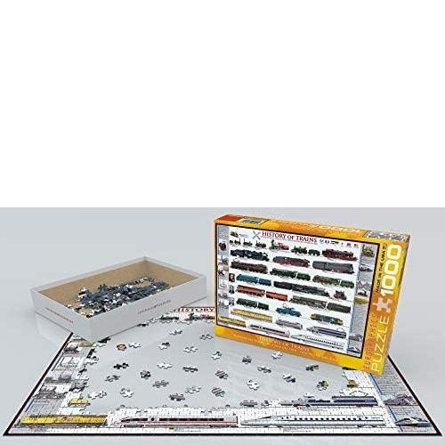 Eurographics - History Of Trains (1000-Piece Puzzle) - Limolin 