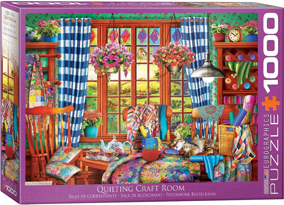 Eurographics - Quilting Craft Room (1000-Piece Puzzle) - Limolin 