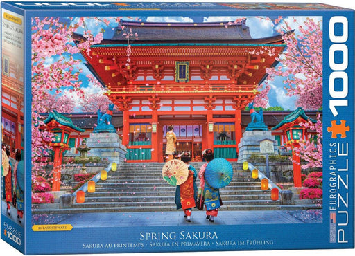 Eurographics - Spring Sakura By David Mclean (1000-Piece Puzzle) - Limolin 