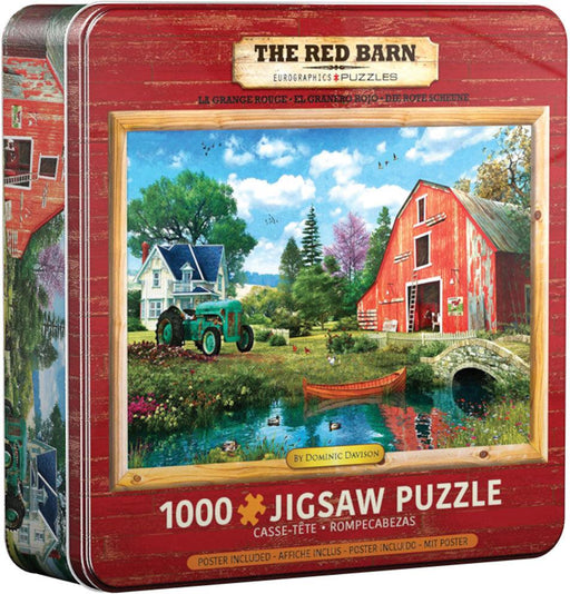 Eurographics - The Red Barn By Domin - Tin (1000-Piece Puzzle) - Limolin 