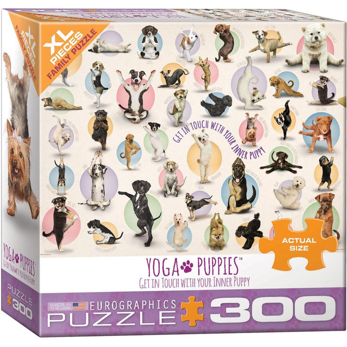 Eurographics - Yoga Puppies (300-Piece Puzzle) - Limolin 