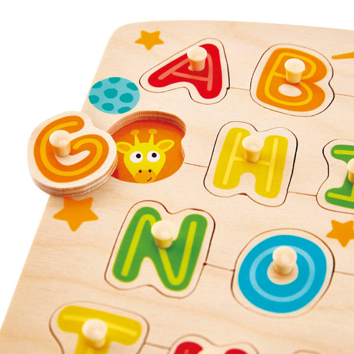 Hape - Alphabet Peg Puzzle - Limolin 