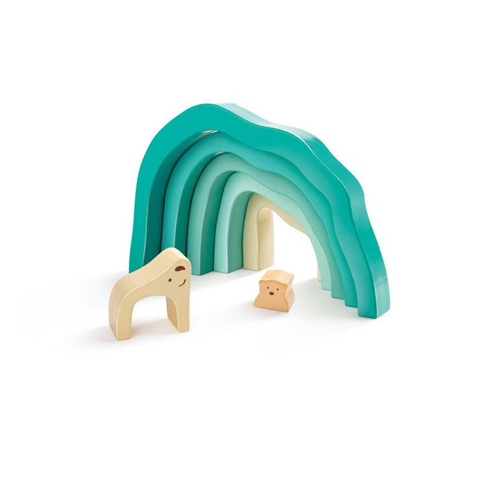 Hape - Arctic Polar Bear Stacking Blocks - Limolin 