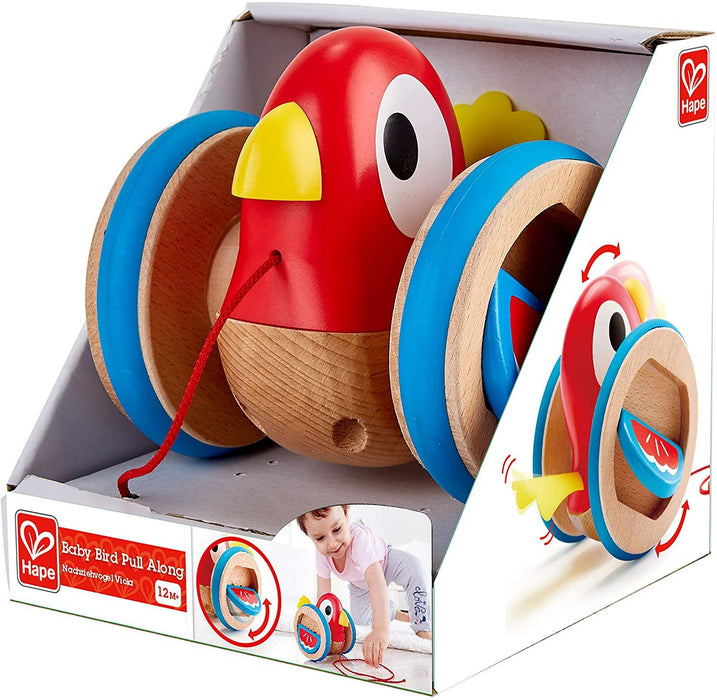 Hape - Baby Bird Pull Along - Limolin 