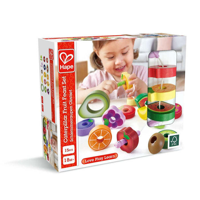 Hape - Caterpillar Fruit Feast Set - Limolin 