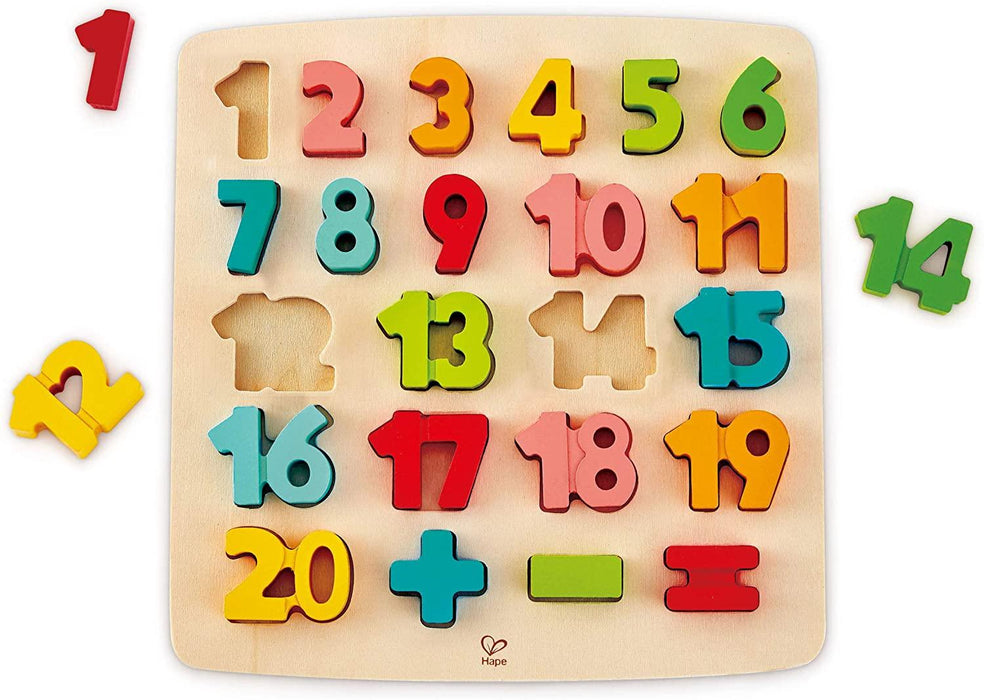 Hape - Chunky Number Math Puzzle - Limolin 