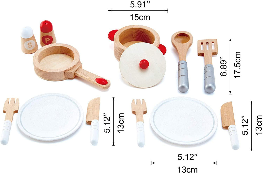 Hape - Cook & Serve Set - Limolin 