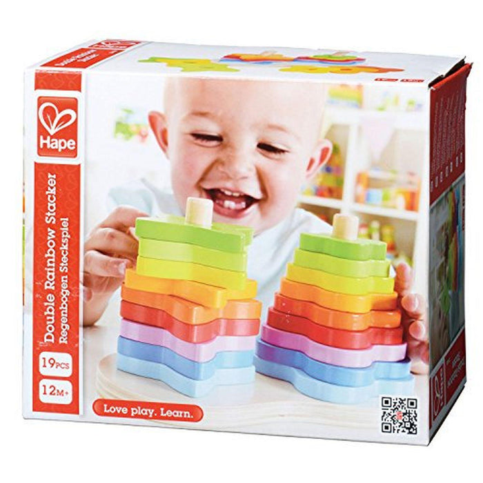 Hape - Double Rainblow Stacker - Limolin 