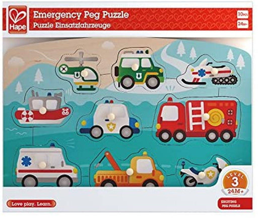 Hape - Emergency Peg Puzzle - Limolin 