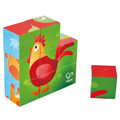 Hape - Farm Animal Block Puzzle - Limolin 