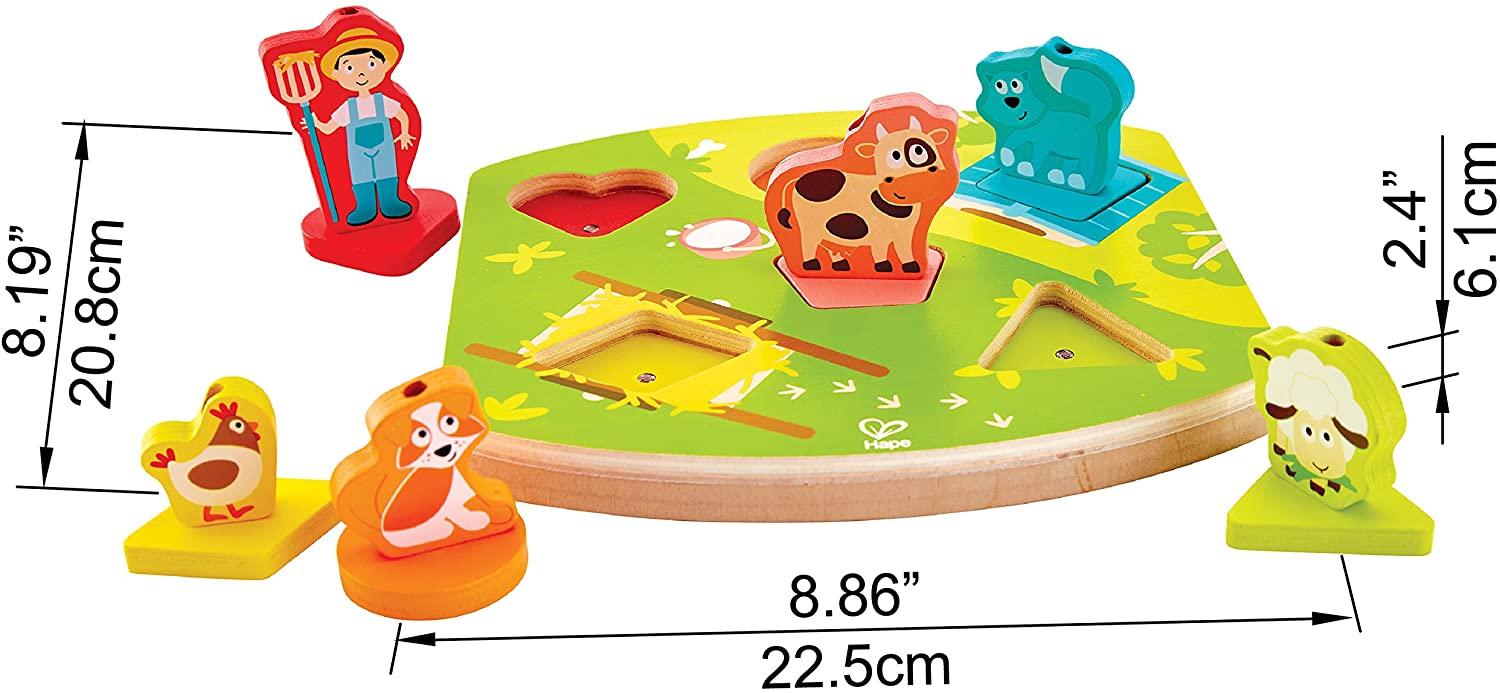 Hape - Farmyard Sound Puzzle - Limolin 