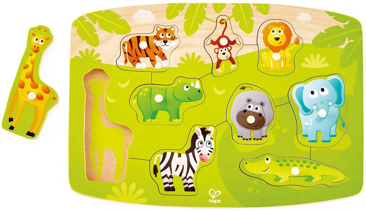 Hape - Jungle Peg Puzzle - Limolin 