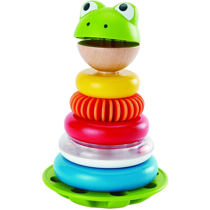 Hape - Mr. Frog Stacking Rings - Limolin 