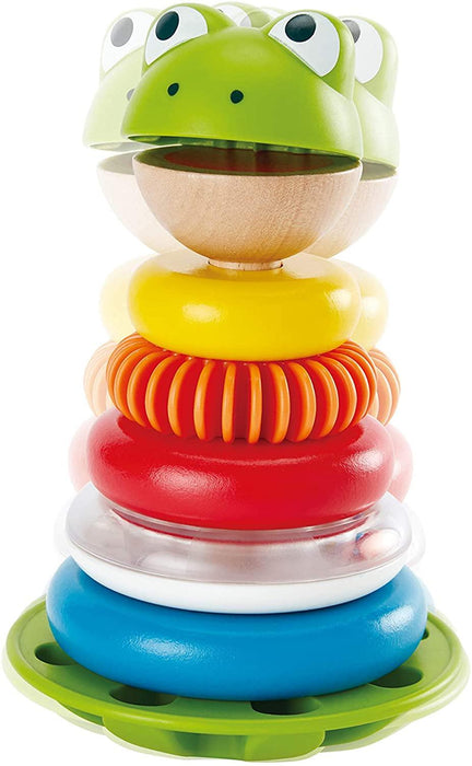 Hape - Mr. Frog Stacking Rings - Limolin 