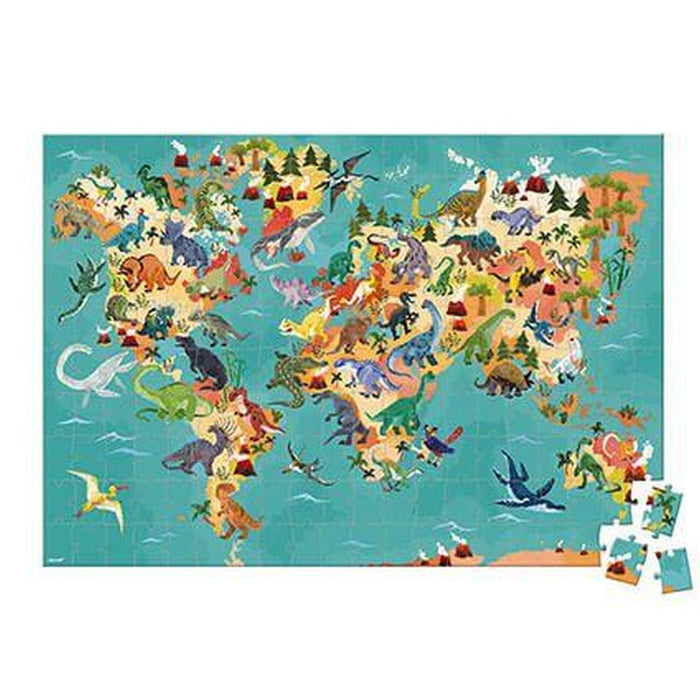 Janod - 3D Educational - The Dinosaurs (200-Piece Puzzle) - Limolin 