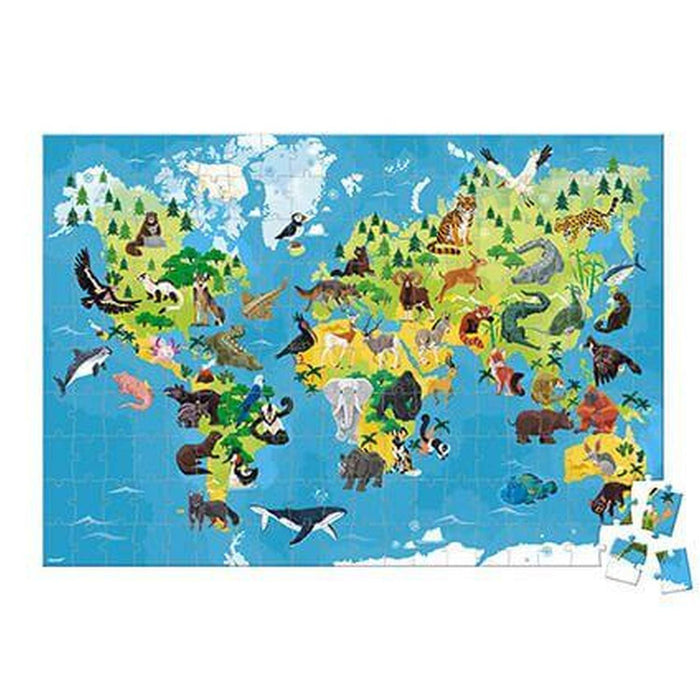 Janod - 3D - Endangered Animals (200-Piece Puzzle) - Limolin 