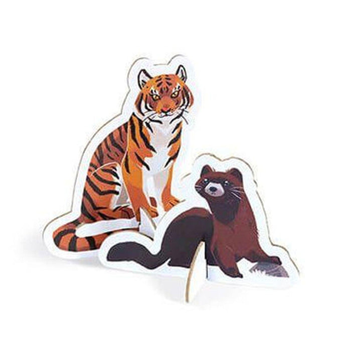 Janod - 3D - Endangered Animals (200-Piece Puzzle) - Limolin 