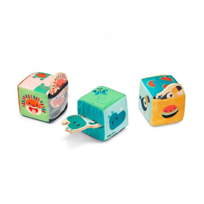 Janod - Jungle - Hide - And - Seek Set of Cubes - Limolin 