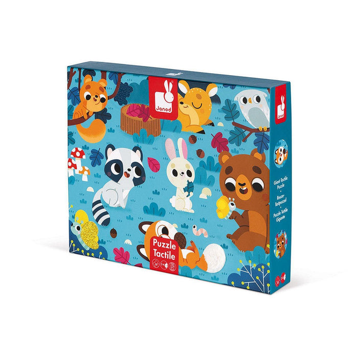 Janod - Tactile - Forest Animals (20-Piece Puzzle) - Limolin 