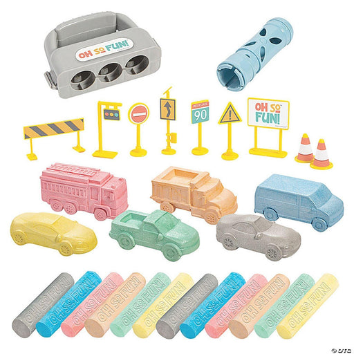 Mindware - Cars and Trucks Chalk Set Toy - Limolin 