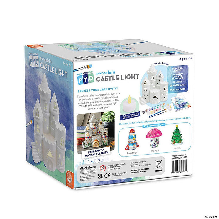 Mindware - Paint - Your - Own Porcelain Castle Light - Limolin 