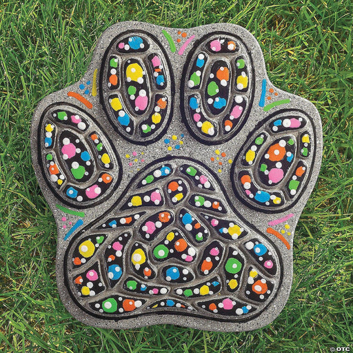 Mindware - Paint - Your - Own Stepping Stone - Paw Print - Limolin 