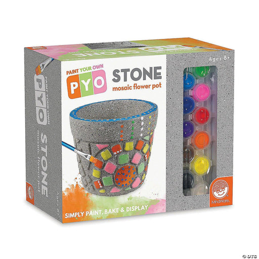 Mindware - Paint - Your - Own Stone - Flower Pot - Limolin 