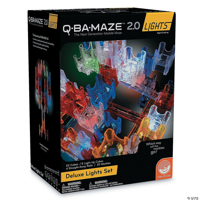 Mindware - Q-BA-MAZE 2.0 (Deluxe Lights Set) - Limolin 