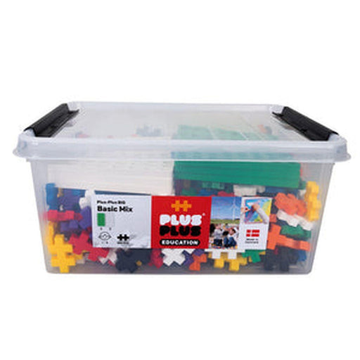 Plus-Plus - Big - Educational With 10 Baseplates - 400Pc (Mult) - Limolin 