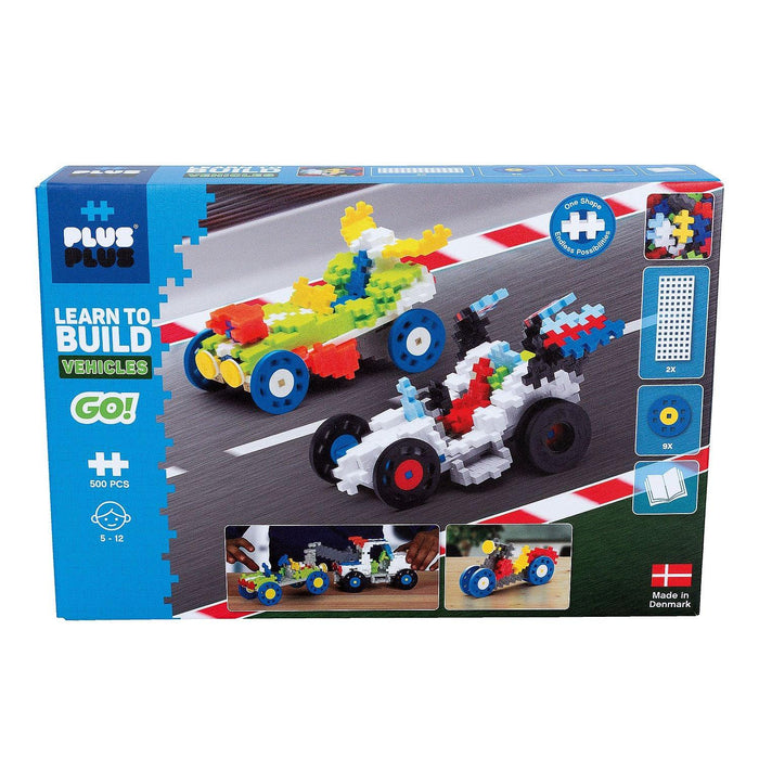 Plus-Plus - Go! - Learn To Build - Vehicles - 500Pc (Mult) - Limolin 