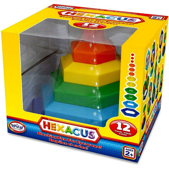 Popular Playthings - Hexacus 12-Piece (Bilingual) - Limolin 