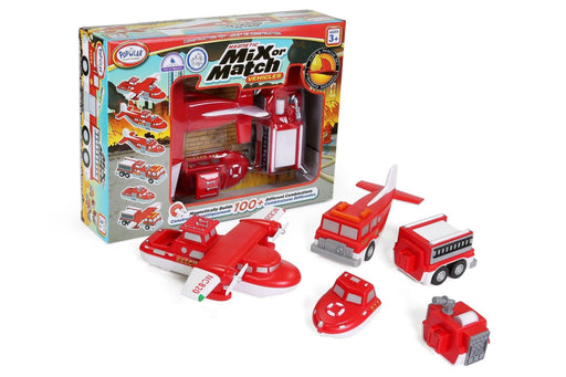 Popular Playthings - Mix or Match Vehicles Fire & Rescue (Bilingual) - Limolin 